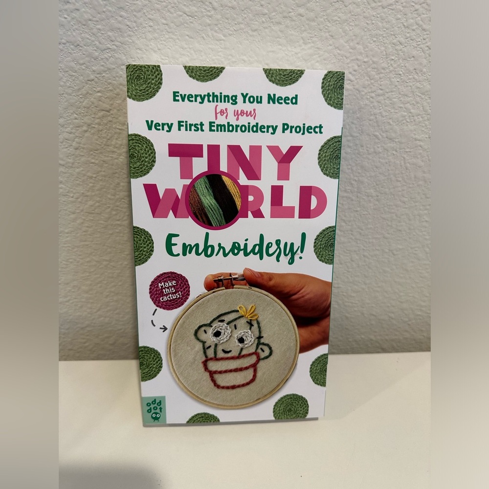 NEW Tiny World: Embroidery! Craft Kit